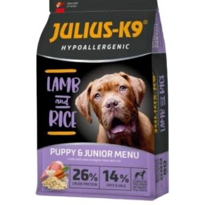 JULIUS K-9 PREMIUM PUPPY, JUNIOR LAMB RICE - šteňatá, dorast, jahňacie mäso s ryžou 3 kg